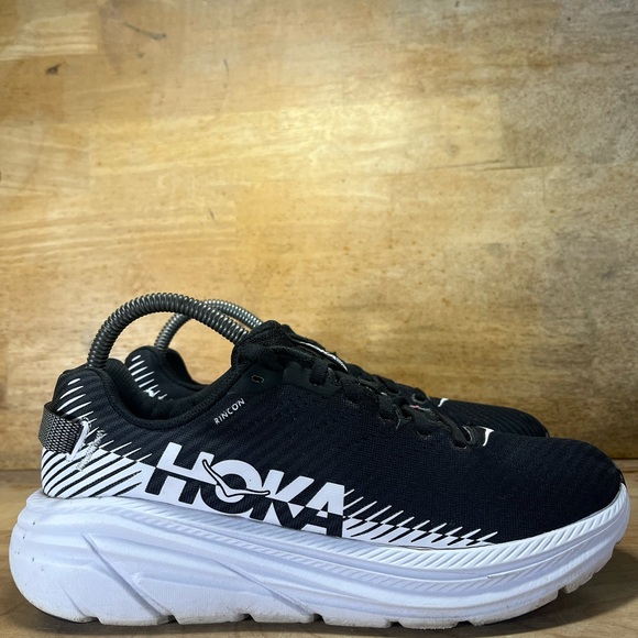 Hoka One One Shoes - Hoka One One Rincon 2 LIGHTWEIGHT Womens Size 8.5 Running Shoes Sneakers Black